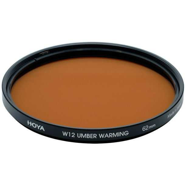 Filtro de lente de cámara Hoya W12 Umber Warming 62 mm