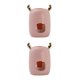 thumbnail image 4 of Dispensador de dientes de plástico Wosthever Montaje en Pared Rosado 2Conjunto, 4 of 6
