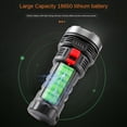 thumbnail image 5 of Super Bright LED Flashlight,Water-Resistant,Outdoor Torch Light Huntinglamp with USB Cable-COB Power, 5 of 8