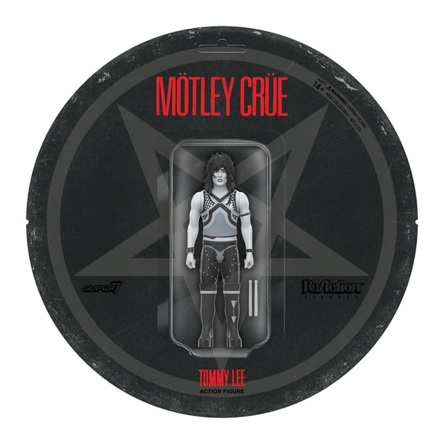 Figura de acción Super7 Motley Crue Tommy Lee 3.75" coleccionable