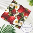 thumbnail image 4 of PhooArto Daisy Flowers Strawberry Pattern Dog Bandanas, 2 Pack Soft Washable Pet Scarf Triangle for Large Dogs Puppies and Cats, 4 of 7