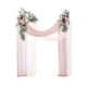 thumbnail image 1 of Conjunto de flores artificiales para arco de boda, arreglo de flores artificiales, hojas decorativas, pétalos de rosa artificiales para mesa y, 1 of 9