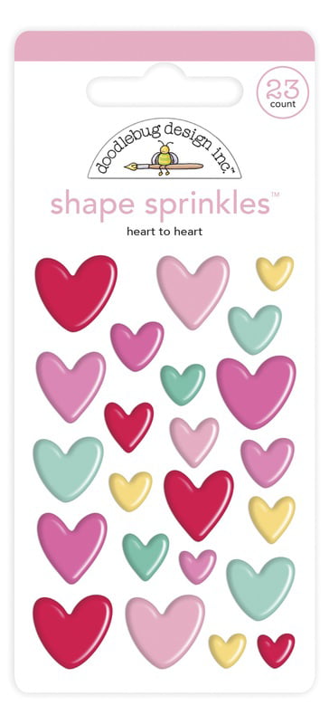 Sticker Sprinkles I Heart Travel Paper Cream & Sugar Washi Doodlebug Takeout 
