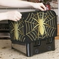 thumbnail image 7 of Kdxio Gold Spider On The Web Print Toaster Cover Bread Machine Cover Fits for Most Standard 2 Slice Toasters,Keep Toaster Free From Dust And Fingerprint Oven Dustproof Cover, 7 of 7