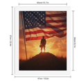 thumbnail image 2 of Paint By Numbers Kit for Adults Beginner - DIY Sunset Soldier Patriotic Scene Canvas Painting Kits for Adults, Frameless Paint By Number for Adults for Home Wall Decor 16x20 Inch, 2 of 7