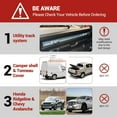 thumbnail image 5 of Ladcaser Truck Ladder Rack Universal Extendable Pick-Up Bed Cargo Rack 800 lbs Capacity, Silver, 5 of 5