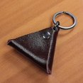 thumbnail image 5 of Triangle Leather Guitar Pick Holder Bag with Keyring, 5 of 5