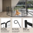 thumbnail image 5 of Walaf Bold Dog Playpen for Outdoor, 16 Panels 24''/32''/40'' Height Metal Puppy Dog Fence Indoor Outdoor,Pet Exercise Pen for RV,Camping,Yard, 5 of 9