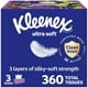 thumbnail image 1 of Kleenex Ultra Soft Pañuelos Faciales de 3 Capas, 360 Pañuelos, 3 Cajas, 1 of 9