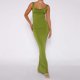 thumbnail image 2 of Vestido de tubo de señora para mujer vestido sin espalda con tirantes finos vestido largo informal elegante FLhrweasw Nuevo, 2 of 9