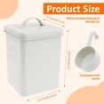 thumbnail image 2 of FUYGRCJ Washing Powder Storage Box, 3L Metal Laundry Detergent Storage Container, Laundry Powder Container Bin with Handle Lid Spoon for Laundry Room Travel, 2 of 10