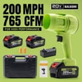 thumbnail image 6 of BALKONI Wireless Leaf Blower Electric Jet Blower Portable Dust Cleaner Handheld Blowers Equipped with 2 X 2.0 Or 4.0Ah Batteries, 765CFM/200MPH Air Duster Featuring Adjustable Speed, 6 of 9