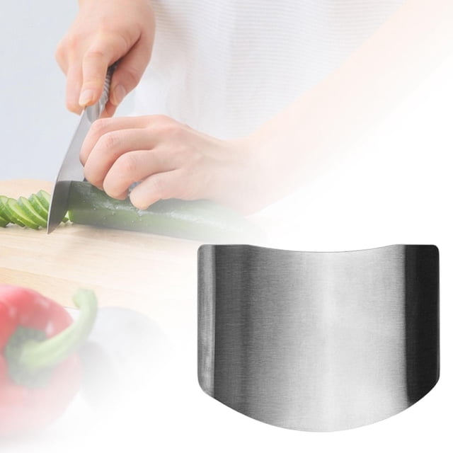 Protector de s Protector de manos Herramienta de cocina Acero inoxidable resistente, duradero reutilizable profesional para el hogar, solo perfecl protector de dedos