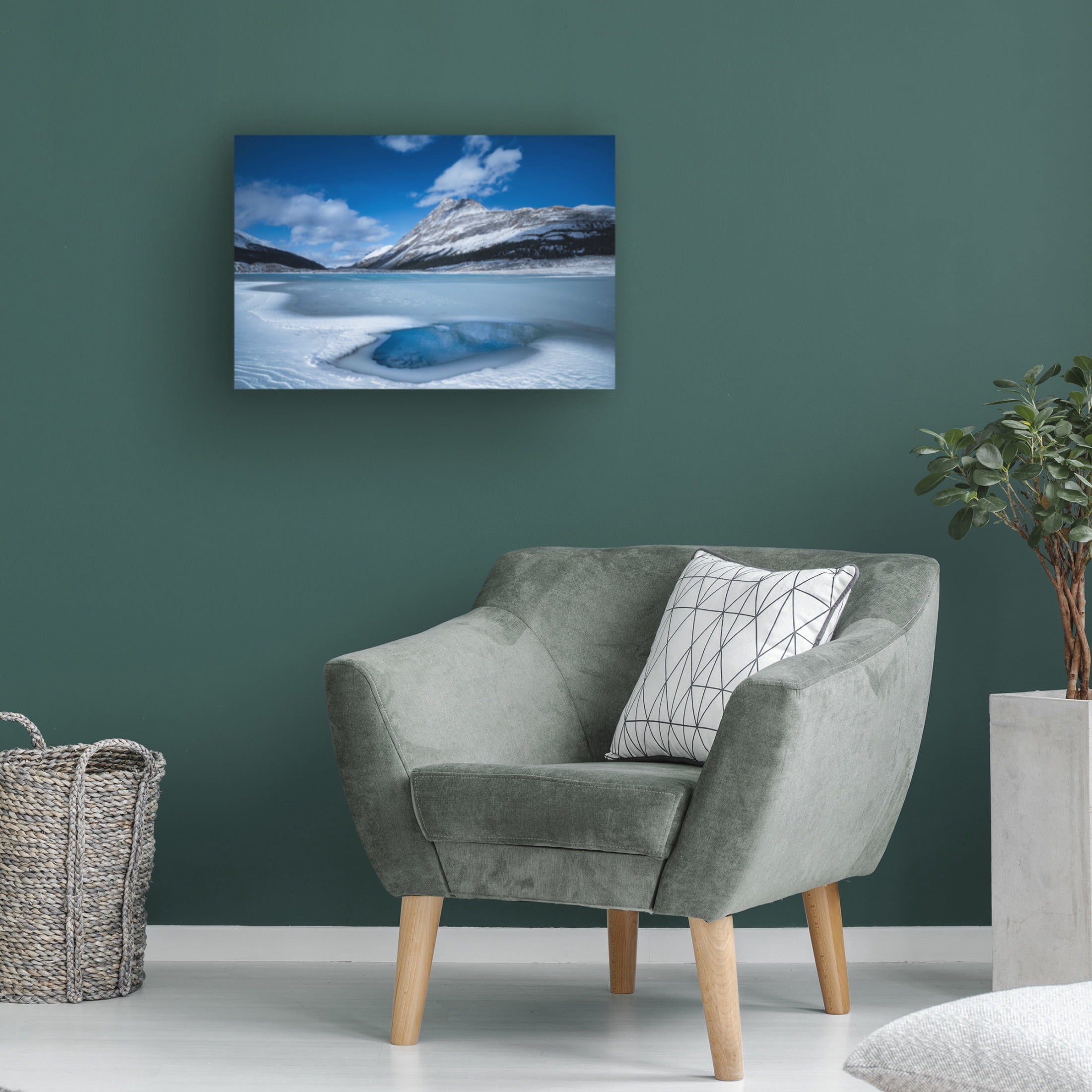 Trademark Fine Art Yongnan Li Ice Lake Time Canvas Wall Art