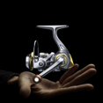 thumbnail image 5 of Spinning Reel Portable Metal Spool Stainless Steel Small Ice Fishing Spinning Reel Mini ,Rigid Aluminum Skeletal Frame, 5 of 5