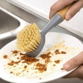 thumbnail image 2 of Paquete de 2 Cepillos de Bambú para Ollas, Aceite Antiadherente, Cepillo de Cocina, Manejar de Madera, Cepillo de Limpieza de Descontaminación con Manejar, 2 of 5