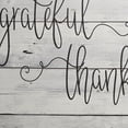 thumbnail image 6 of SoHome Cozy Living Grateful Thankful Modern Farmhouse Anti-Fatigue Kitchen Mat, Grey/Black, 20"x36", 6 of 7