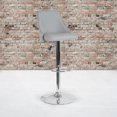 thumbnail image 4 of Trieste Contemporary Adjustable Height Barstool in Blue Fabric, 4 of 6