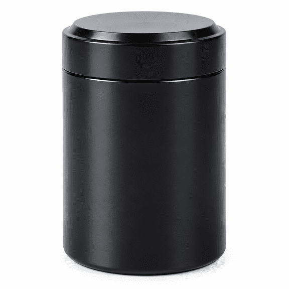 RAIRSKY 2026 New Vacuum Coffee Canister, Airtight Sealed Coffee Canister Automatic Vacuum Stainless Steel Coffee Containers Coffee Bean Storage Container Black