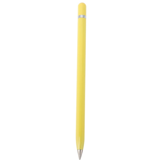 EeaseMX Lápiz Eternal sin tinta, 1 unidad, lápiz de escritura infinita para útiles escolares (amarillo)