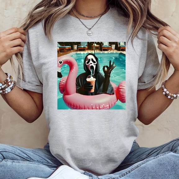 Vintage Ghostface Shirt, Horror Movie Shirt, Men's And Women's Graphic Tee 100% Cotton by TBun, Full Sizes S-5XL