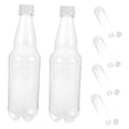 thumbnail image 5 of HEMOTON Portable Wine Bottle for Home Use Made of PET Transparent and with Sealing Design 6pcs, 5 of 8