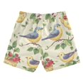 thumbnail image 7 of FORMRS Boys Swim Trunks Quick Dry Mesh Liner Boardshorts Sizes XS-XL, Birds with Strawberries, 7 of 7