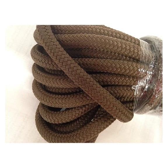 Braid Polyester Rope Brown 5/8 Inch by 50 Feet