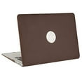 thumbnail image 2 of Mosiso MacBook Air 13 Inch Case, Ultra Slim Lightweight PU Leather Coated Plastic Hard Shell Snap On Protective Cover for MacBook Air 13.3" (A1466 & A1369), Brown, 2 of 4