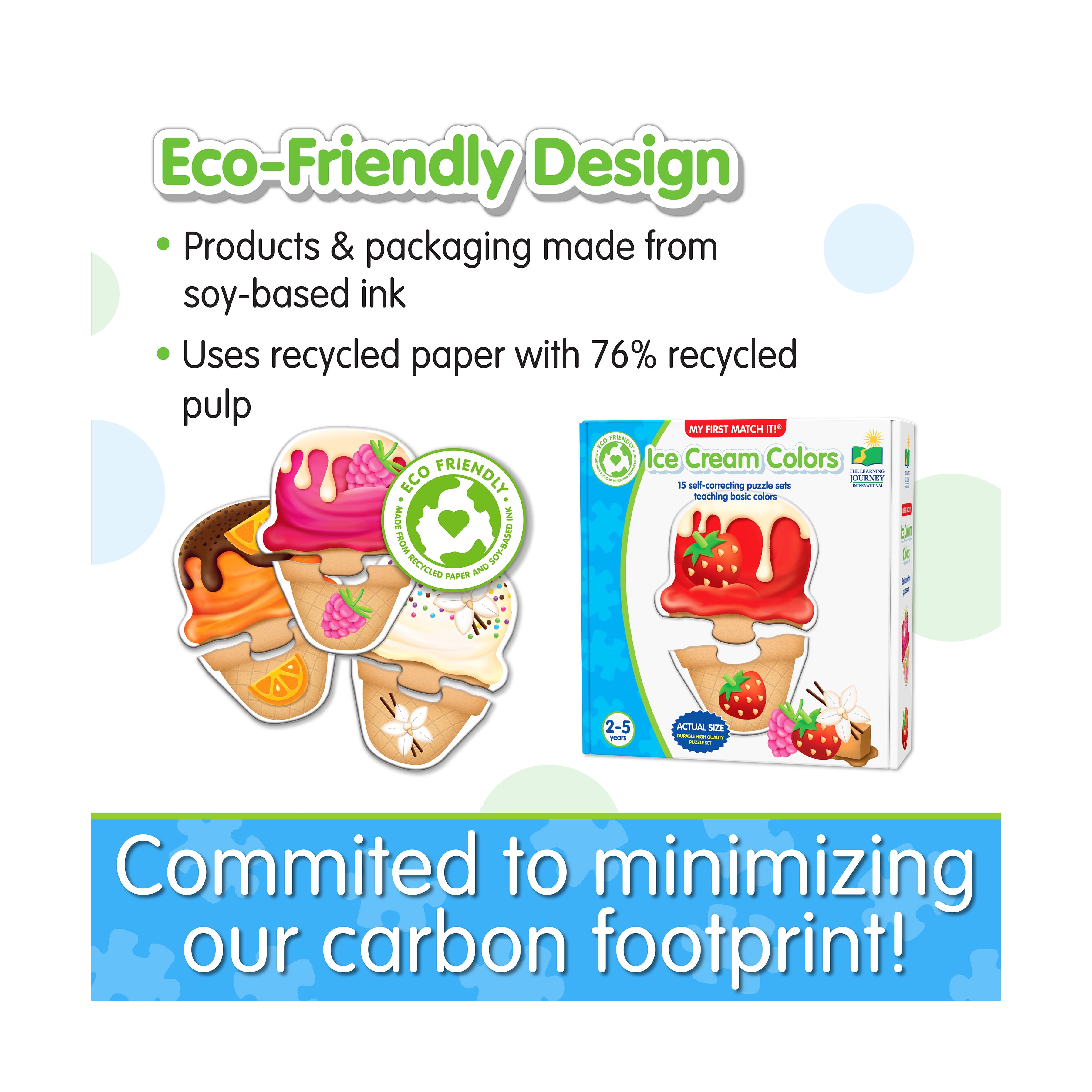 The Learning Journey My First Match It! - Ice Cream Colors
