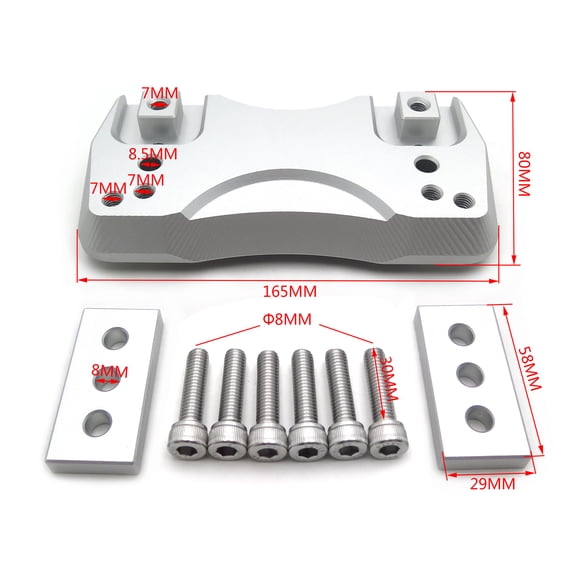 HTTMT- Tour Performance Pullback handlebar riser Compatible With BMW K1200GT 05-08 K1300GT 09-12 11 (See Fitment)