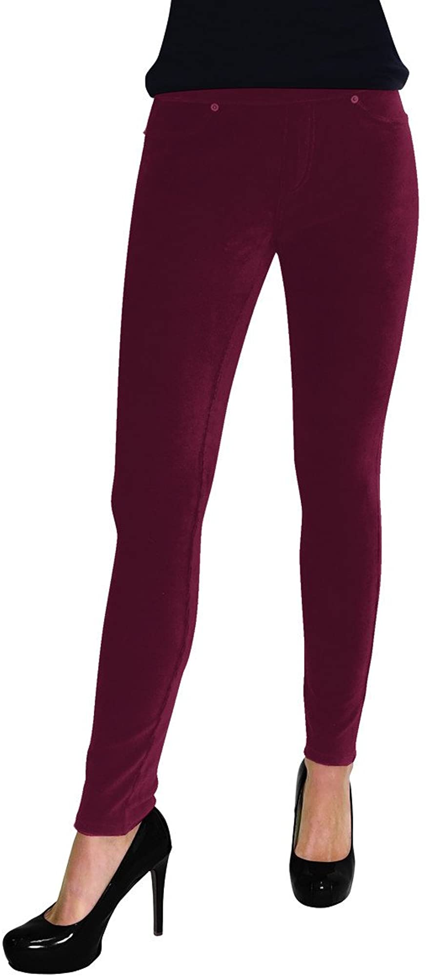 MeMoi Stretch Corduroy Leggings Thin 