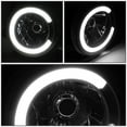 thumbnail image 6 of DNA Motoring  For 2007-2014 Toyota FJ Cruiser LED DRL Black Clear Headlight lamps Pair, 6 of 6
