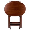 thumbnail image 2 of Nathan 5-PC Snack Table Set Cappuccino, 2 of 9