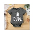 thumbnail image 2 of Franhais Baby Matching Romper / T-shirt, Round Neck Lettering Pattern Print Short Sleeve Bodysuit Tops Outfit, 2 of 9