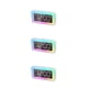 thumbnail image 4 of Billuyoard Digital Clock LED Luminous Button Control Home Alarms Surface Adjustable Volume Rechargeable Mirror Dorm Rectangular Type1, 4 of 6