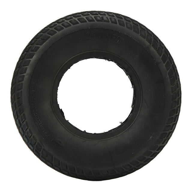 8 inch solid rubber tires, puncture-proof, shock-absorbing, explosion-proof, for electric scooter with 200 x 50 outer tire