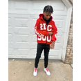 thumbnail image 4 of Y2k American Colorful Letter Embroidered Zipper Hoodie Men Fashion High Street Oversized Sweatshirt Women Retro Casual Jacket, 4 of 6