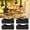 black, variant on 4PCS Grill Levelers for Blackstone Leveling Kit Adjustable Anti-Slip Leveling Mat for Outdoor BBQ Grill Stove Waterproof Wheel Stabilizer Heavy Duty Camping Cooking Accessory