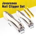 thumbnail image 2 of Set de cortaúñas Jovareneo de acero inoxidable con lima de uñas, 2 of 7