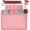 Coral Pink, variant on 17"x13" Silicone Craft Mat with Detachable Cup & Palette, 7 Colors: Coral Pink, Gray & Coral Pink, Purple, White, Gray, Green, Purple & Green, Thick Raised Edge Mat for Artist, DIY, Resin Making
