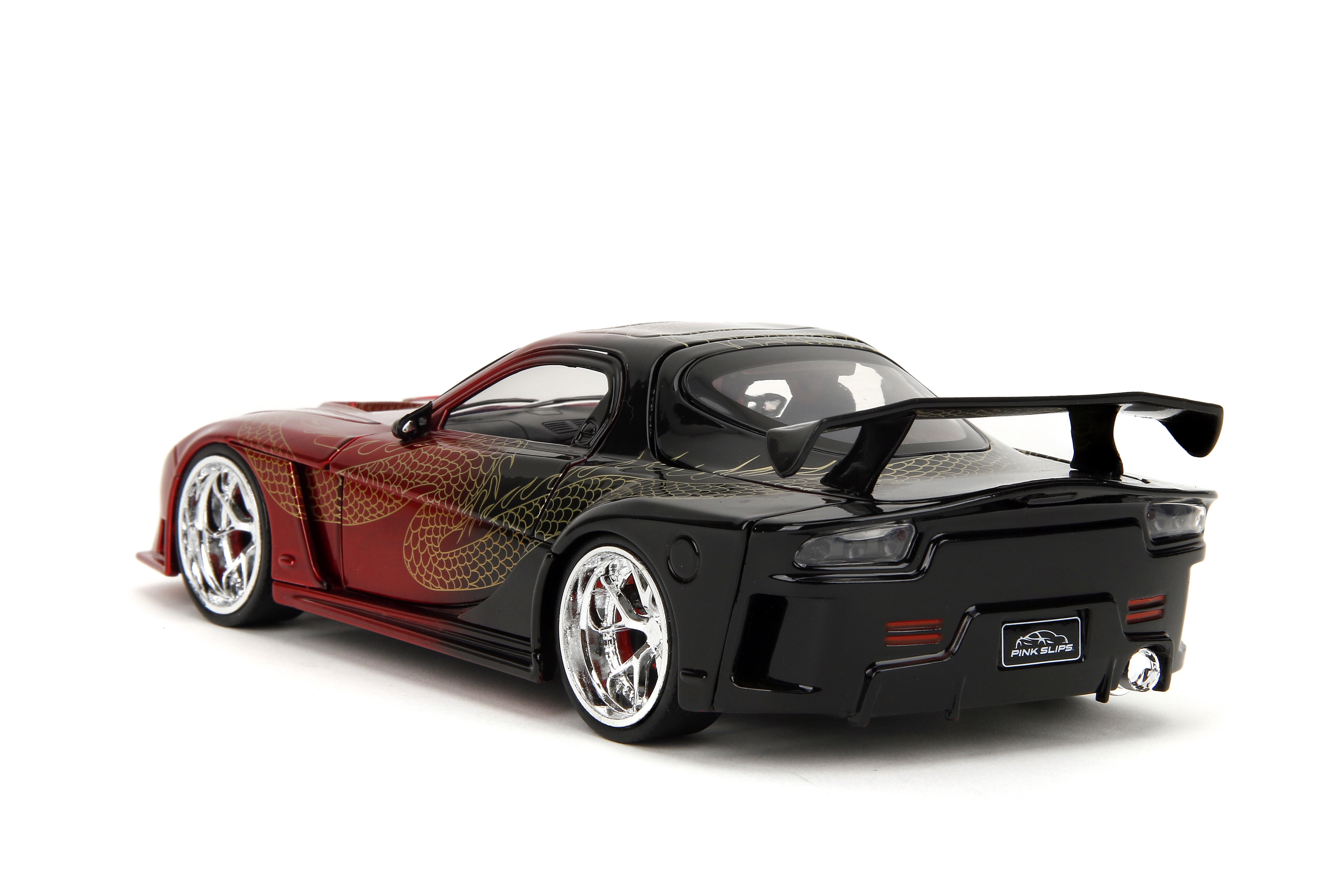 Jada 1:24 Mazda RX-7 Widebody Black/Red Dragon Toy - Walmart