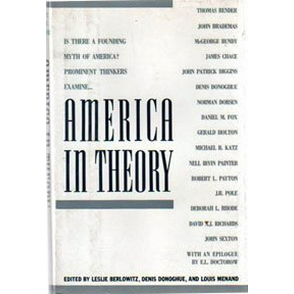 Pre-Owned America in Theory, 9780195053968, 0195053966, Hardcover, First Edition edition