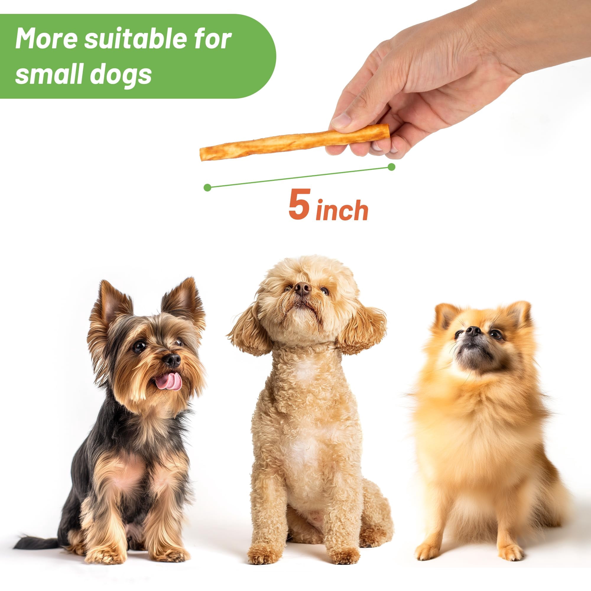 MON2SUN Chicken Collagen Sticks Small Dog Treats, 21.16 oz (75 Count)