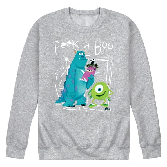 Monsters Inc. - Peek A Boo  - Men's Crew Neck Fleece Pullover