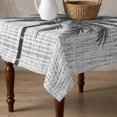 thumbnail image 4 of Black Palm Tree Table Cloth Waterproof Tablecloths, Tropical Summer Coastal Vintage Gray Tablecloth Dining Table Cover for Kitchen Party Tabletop Outdoor, Square Tablecloth 60x60 Inch, 4 of 9