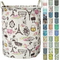 thumbnail image 5 of Waterproof Foldable Laundry Hamper, Dirty Clothes Laundry Basket, Linen Bin Storage Organizer for Toy Collection, 5 of 10