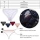 thumbnail image 4 of Gibobby Ropa Interior dama Calzoncillos Patchwork Color Ropa interior Bragas Bikini Sólido Calzoncillos para mujer Bragas Regalo de Navidad 1 pieza Ropa interior de encaje （Negro， XL), 4 of 4