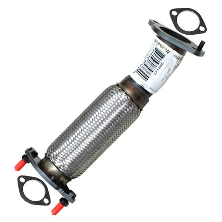 Stainless Steel Exhaust Front Flex Pipe Fits 2005-2009 Ford Focus 2.0L and 2003-2004 Ford Focus 2.3L Manual Transmission - Direct Fit