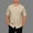 Khaki, variant on BRGZLK Plus Size Shirt For Men's Fashion Solid Color Short Sleeve V-Neck Button Down Beach Shirts Summer Lightweight Breathable Casual Loose Fit Stylish Tops